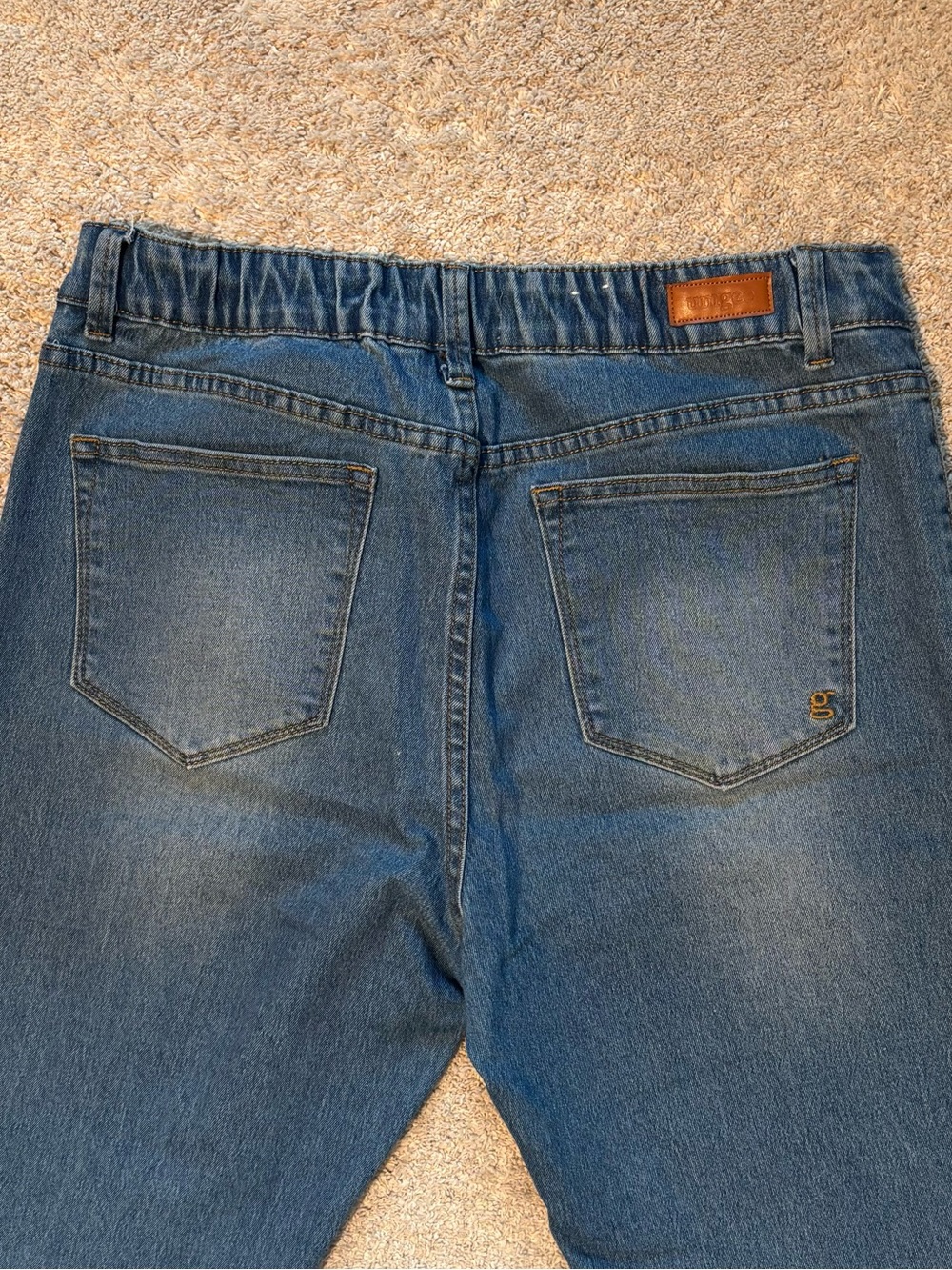 Umgee Denim High Rise Split Hem Jeans Women’s Size 9 Medium Wash bootcut - Picture 4 of 5